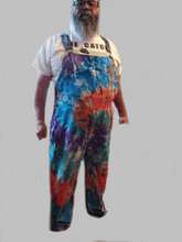 Overalls/ Purple-red swirls