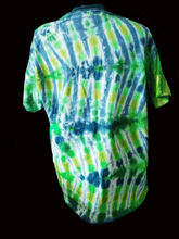Men's Short-sleeve Tee/Green Zig-zag
