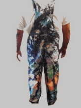 Overalls/ Purple-red swirls