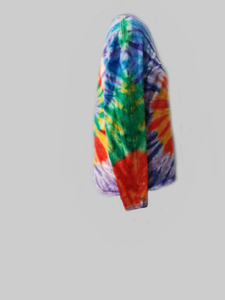 Women's Long-sleeve tee/Rainbow swirl#1