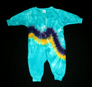 Tye dye Infant Union suit