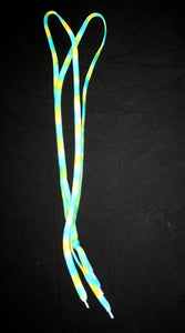 Round or regular Tie dye cotton shoe laces